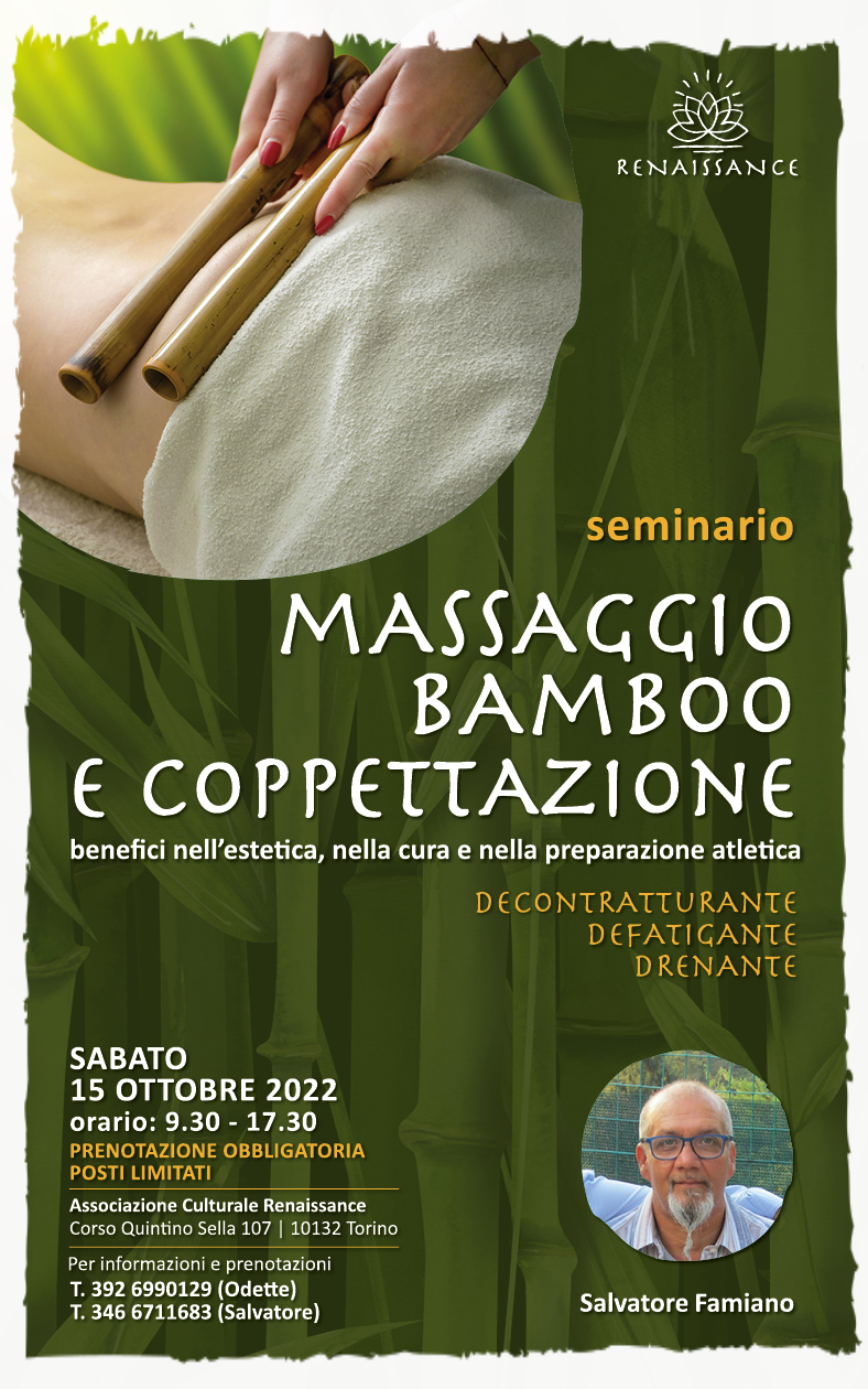 massaggio bamboo e coppettazione